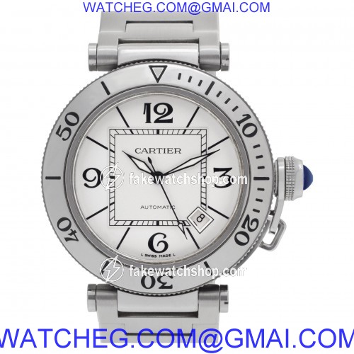 Cartier W31080M7 Pasha Automatic Male Stainless Steel