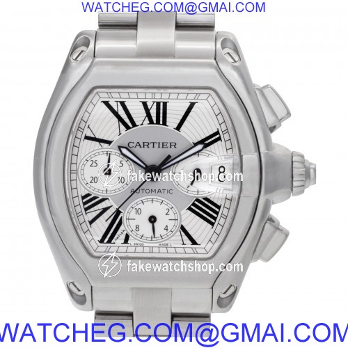 Cartier W62019X6 Roadster Automatic Male Stainless Steel