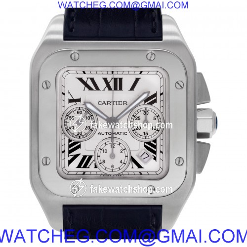 Cartier W20090x8 Santos 100 Automatic Male Stainless Steel