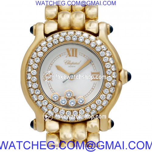 Chopard 276151-23 Happy Sport Quartz Female 18k yellow gold