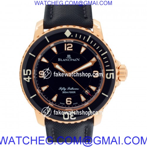 Blancpain 5015.3630.52 Fifty Fathoms Automatic Male 18k rose gold