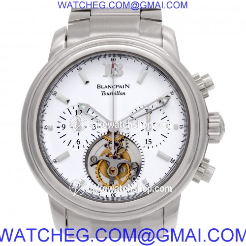 Blancpain Tourbillon Leman Automatic Male 18k White Gold