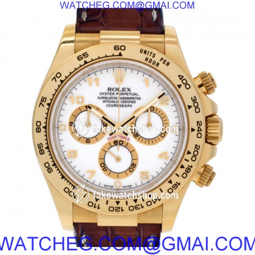Rolex 116518 Daytona Automatic Male 18k Yellow Gold