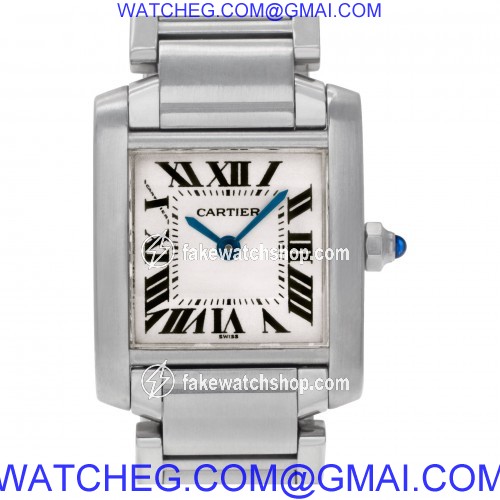 Cartier w51008q3 Tank Francaise Quartz Female Stainless Steel