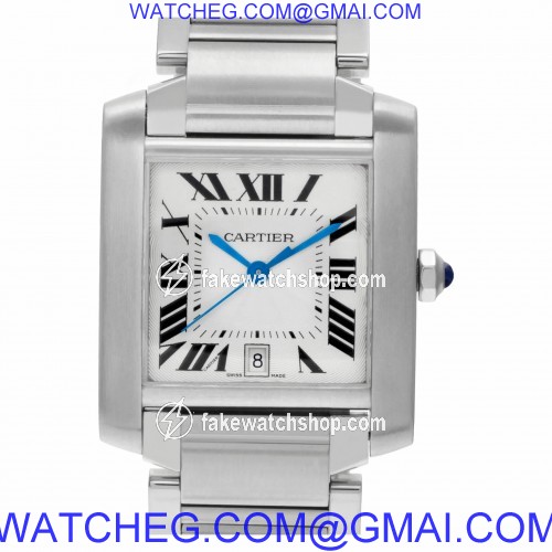 Cartier W51002Q3 Tank Francaise Automatic Unisex Stainless Steel