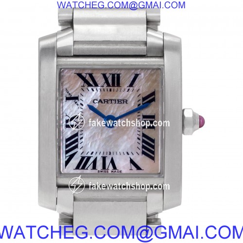 Cartier W51028Q3 Tank Francaise Quartz Female Stainless Steel