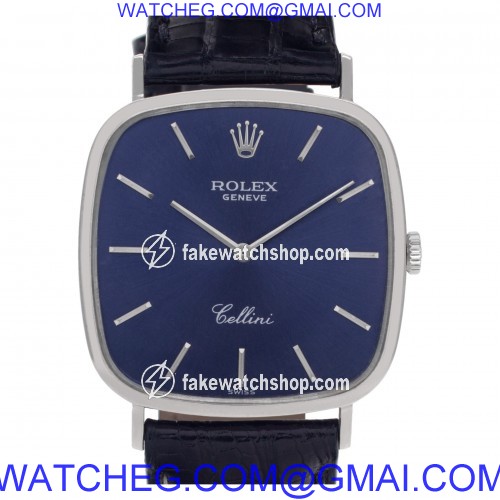 Rolex 4114 Cellini Manual Unisex 18k White Gold