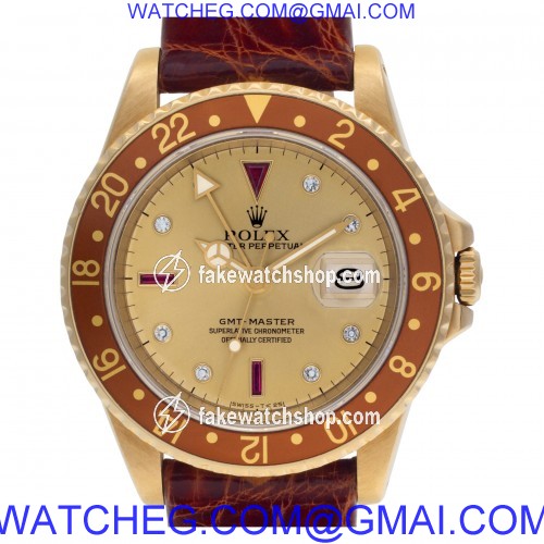 Rolex 16758 GMT-Master Automatic Male 18k yellow gold