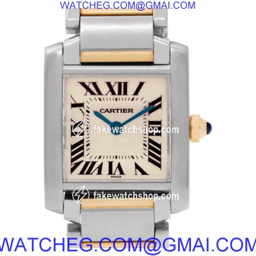 Cartier W51007Q4 Tank Francaise Quartz Female Stainless Steel
