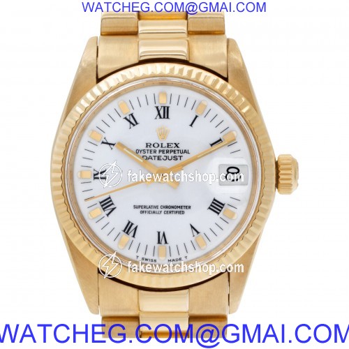 Rolex 6827 Datejust Automatic Unisex 18k yellow gold