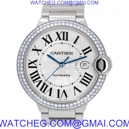 Cartier we9009z3 Ballon Bleu Automatic Male 18k White Gold