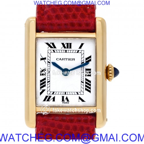Cartier Cartier 1684 Tank Manual Female 18k yellow gold