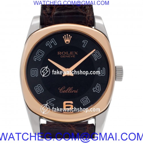 Rolex 6229/9 Cellini Quartz Female 18k White and Pink Gold