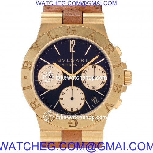 Bvlgari CH35G Diagono Professional Automatic Unisex 18k yellow gold