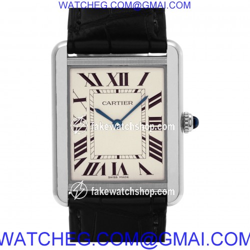Cartier W5200003 Tank Solo Quartz Unisex Stainless Steel