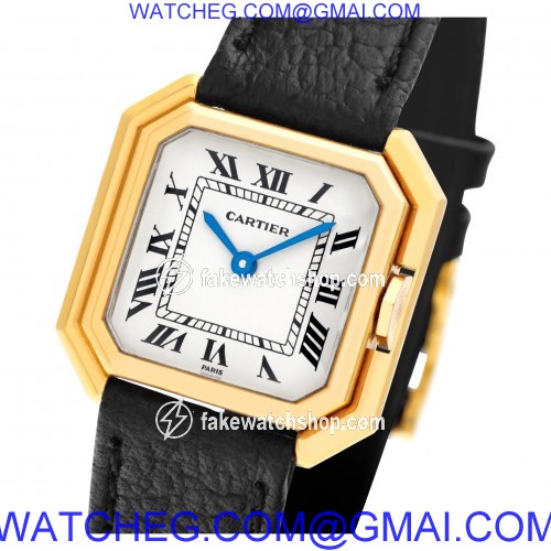 Cartier 78099 Sextavado Manual Female 18k yellow gold
