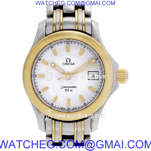 Omega 2381.21.00 Seamaster Quartz Female 18k gold & Stainless Steel
