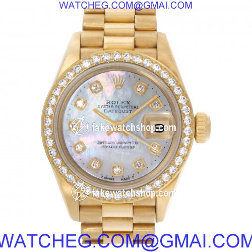 Rolex 69178 Datejust Automatic Female 18k yellow gold