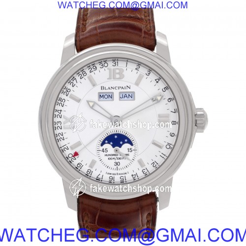 Blancpain 3563-1527-53 Villeret Automatic Male 18k White Gold