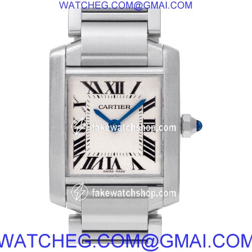 Cartier w51008q3 Tank Francaise Quartz Female Stainless Steel