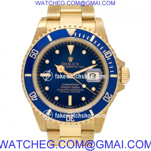 Rolex 16808 Submariner Automatic Male 18k yellow gold