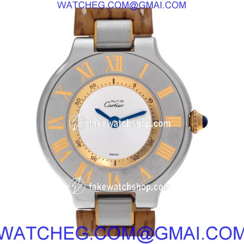 Cartier 1340 Must 21 Quartz Unisex Stainless Steel