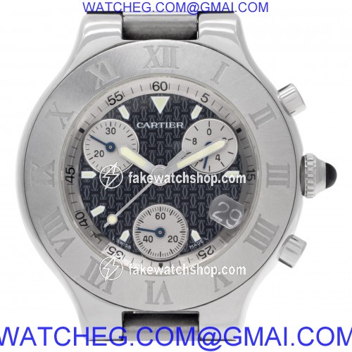 Cartier W10125U2 Chronoscaph 21 Quartz Unisex Stainless Steel