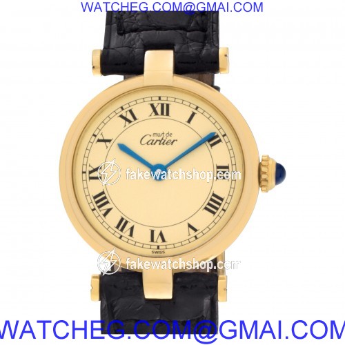 Cartier 052429 Vendome Quartz Female Vermeil