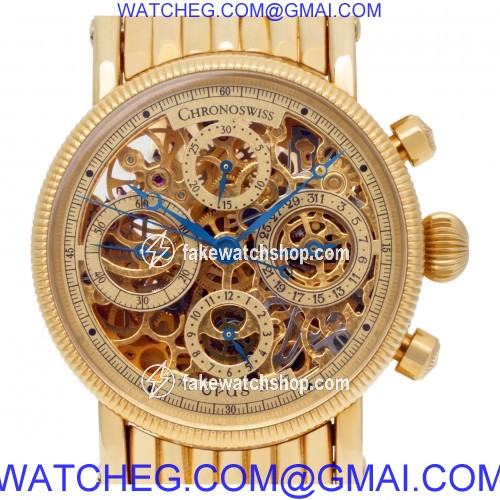 Chronoswiss CH7521 Opus Automatic Male 18k yellow gold