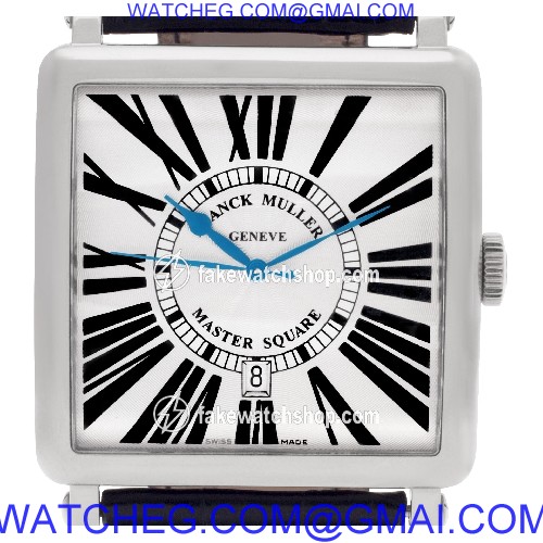 Franck Muller 6000 K SC Master Square Automatic Male 18k White Gold