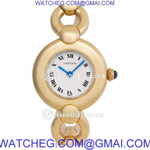 Cartier 1989-1 Colisee Quartz Female 18k yellow gold
