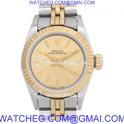 Rolex 67193 Oyster Perpetual Automatic Female Stainless Steel