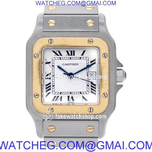 Cartier W20011C4 Santos Automatic Unisex Stainless Steel