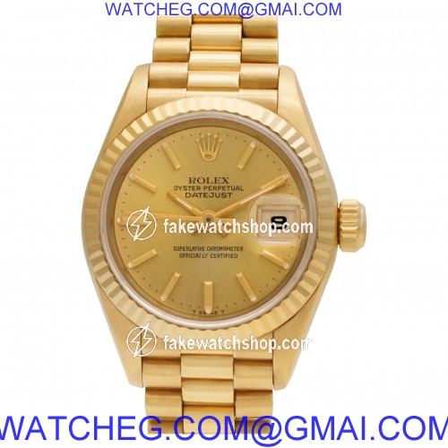 Rolex 69178 Datejust Automatic Female 18k yellow gold