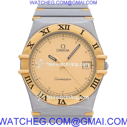 Omega 39610701 Constellation Quartz Male 18k gold & Stainless Steel