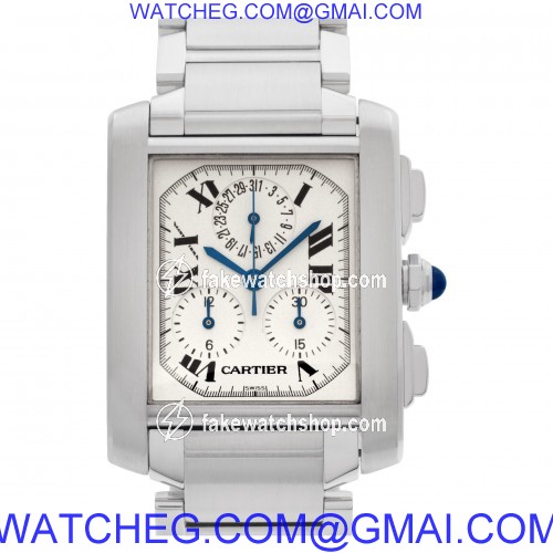 Cartier 2303 Tank Francaise Quartz Male Stainless Steel
