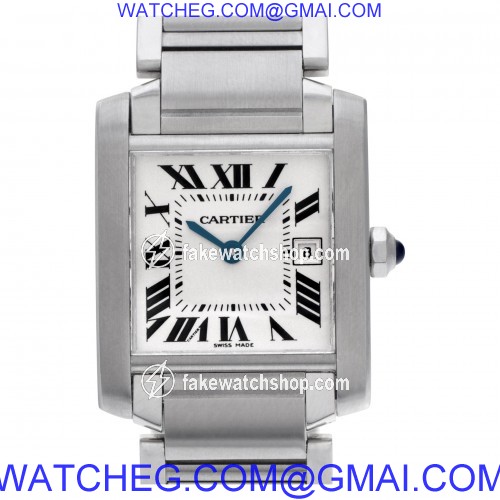 Cartier WSTA0005 Tank Francaise Quartz Male Stainless Steel