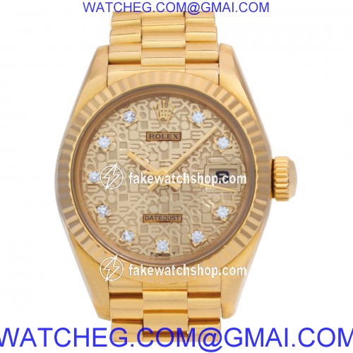 Rolex 69178 Datejust Automatic Female 18k yellow gold