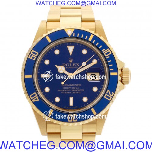 Rolex 16618 Submariner Automatic Male 18k yellow gold
