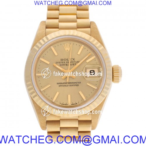 Rolex 69178 Datejust Automatic Female 18k yellow gold