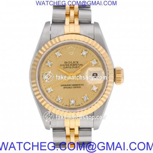 Rolex 69173 Datejust Automatic Female Stainless Steel