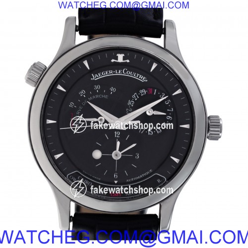 Jaeger LeCoultre 142.8.92.S Master Geographic Automatic Male Stainless Steel