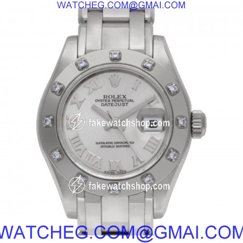 Rolex 80319 Pearlmaster Automatic Female 18k White Gold