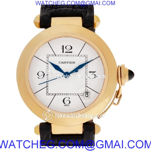 Cartier W3004856 Pasha 38mm Automatic Male 18k yellow gold
