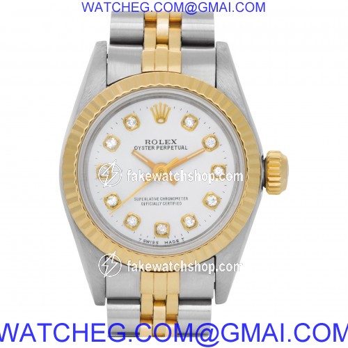 Rolex 67193 Oyster Perpetual Automatic Female Stainless Steel