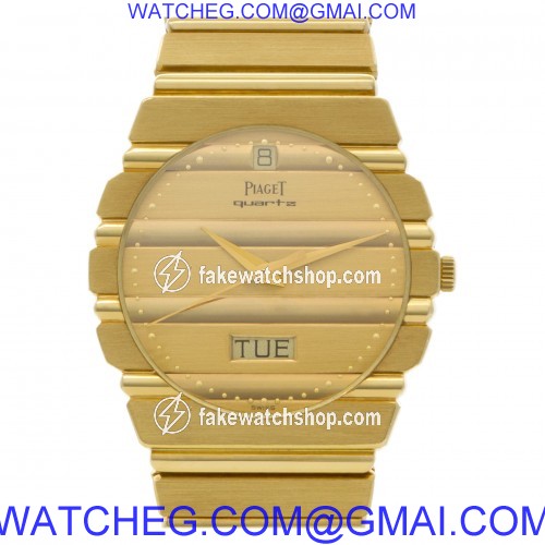Piaget 15562 C 701 Polo Quartz Unisex 18k yellow gold