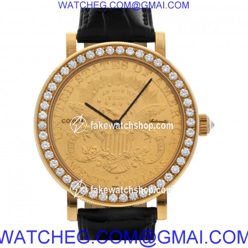 Corum 293.646.65/0001 $20 Coin Automatic Male 18k yellow gold