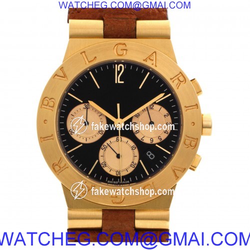 Bvlgari CH35 G Diagono Quartz Unisex 18k yellow gold
