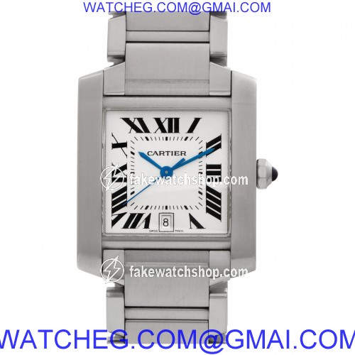 Cartier W51002Q3 Tank Francaise Automatic Male Stainless Steel