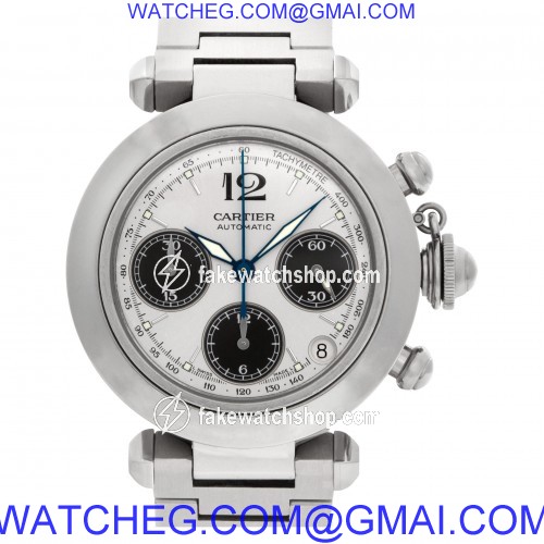 Cartier 2412 Pasha Automatic Male Stainless Steel